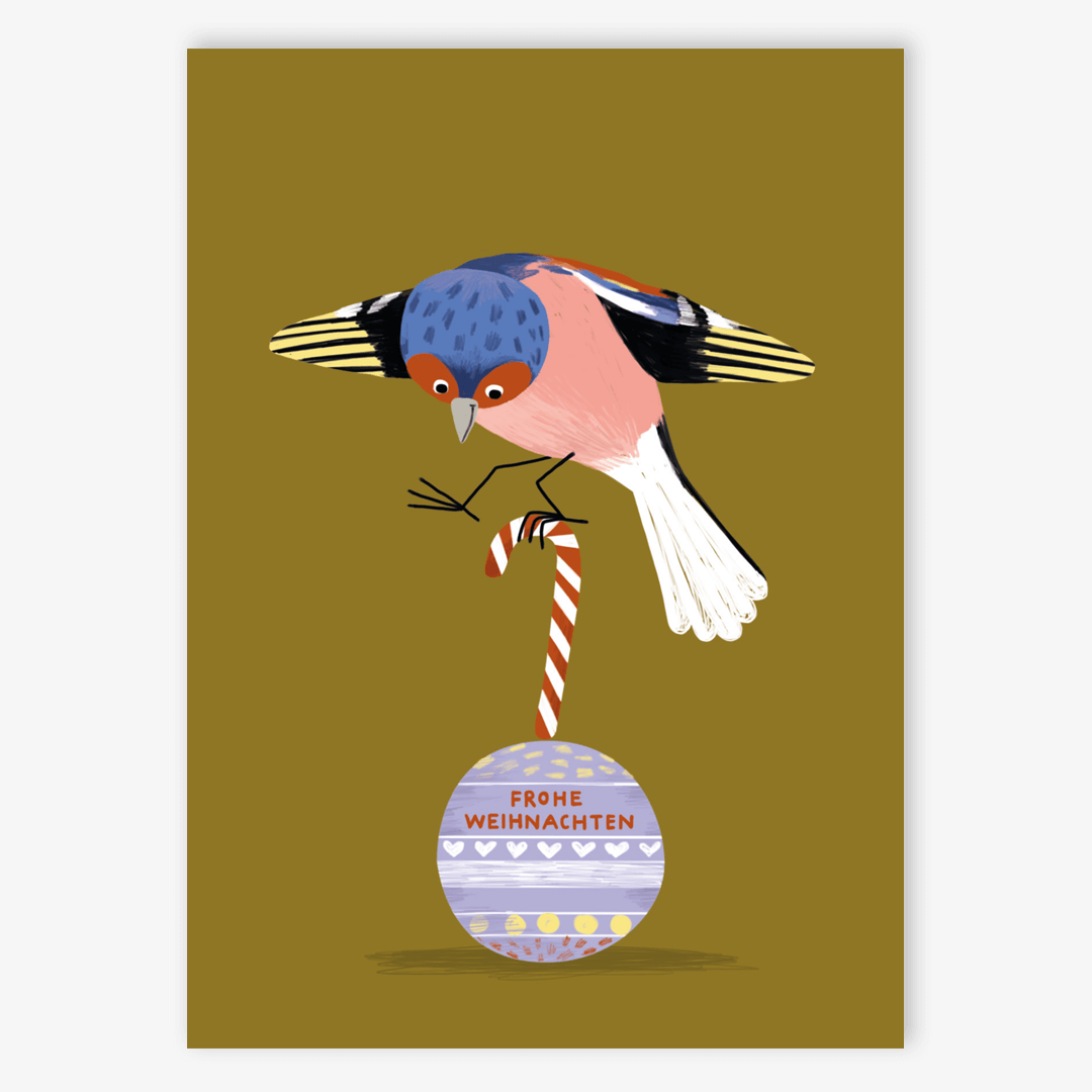 Postkarte Buchfink