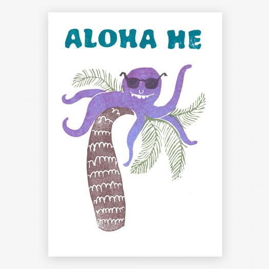 Postkarte Aloha