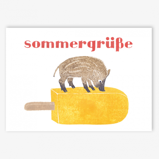 Postkarte Sommergrüsse