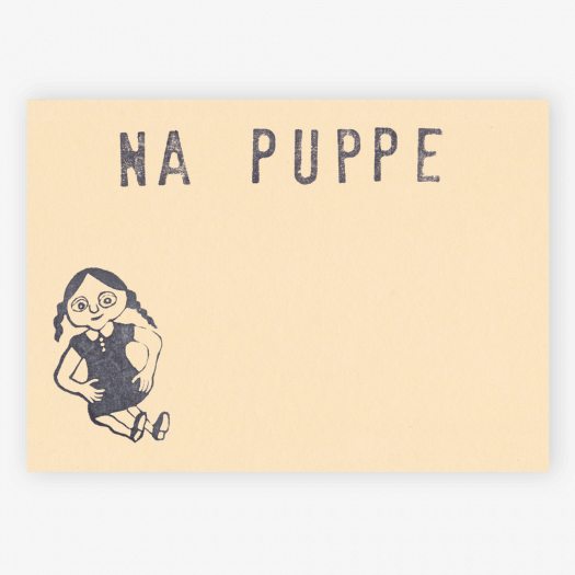 Postkarte Na Puppe