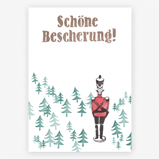 Postkarte Schöne Bescherung