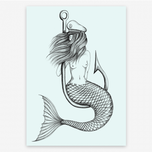 Postkarte Mermaid